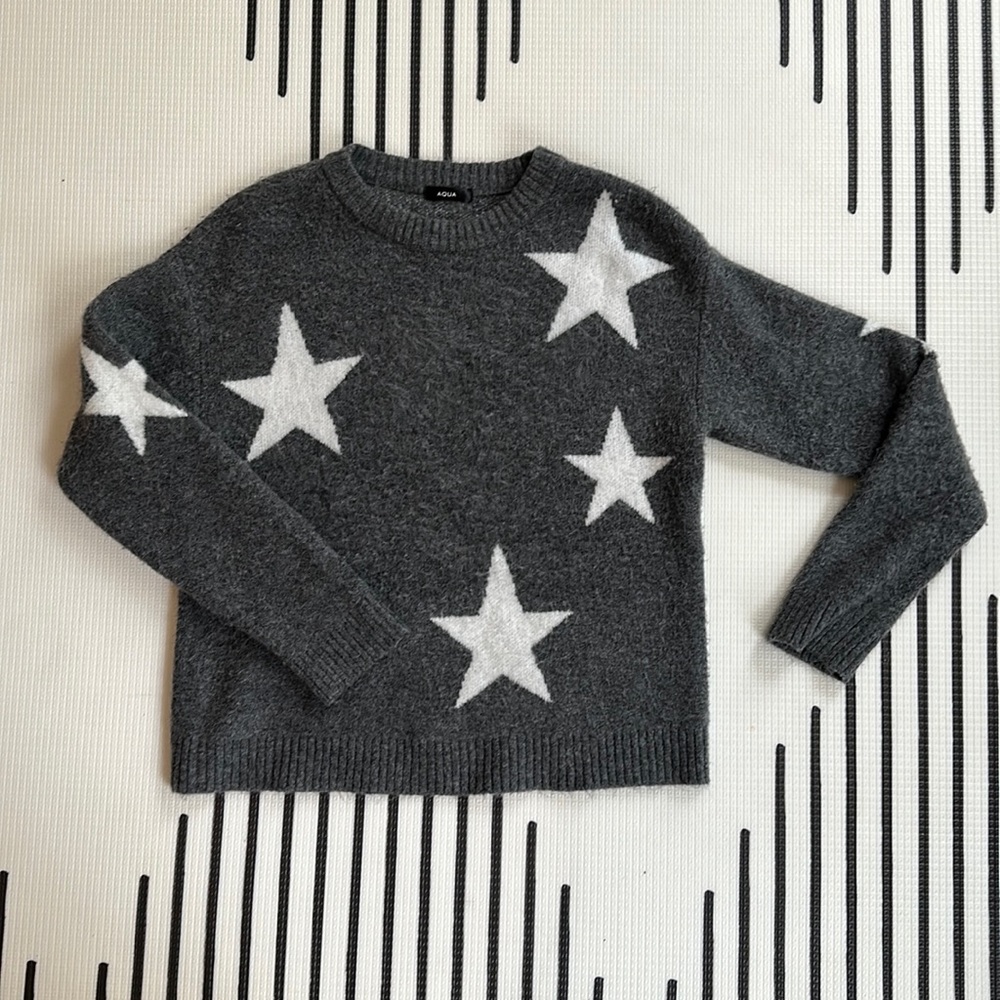 Aqua star sweater- size M